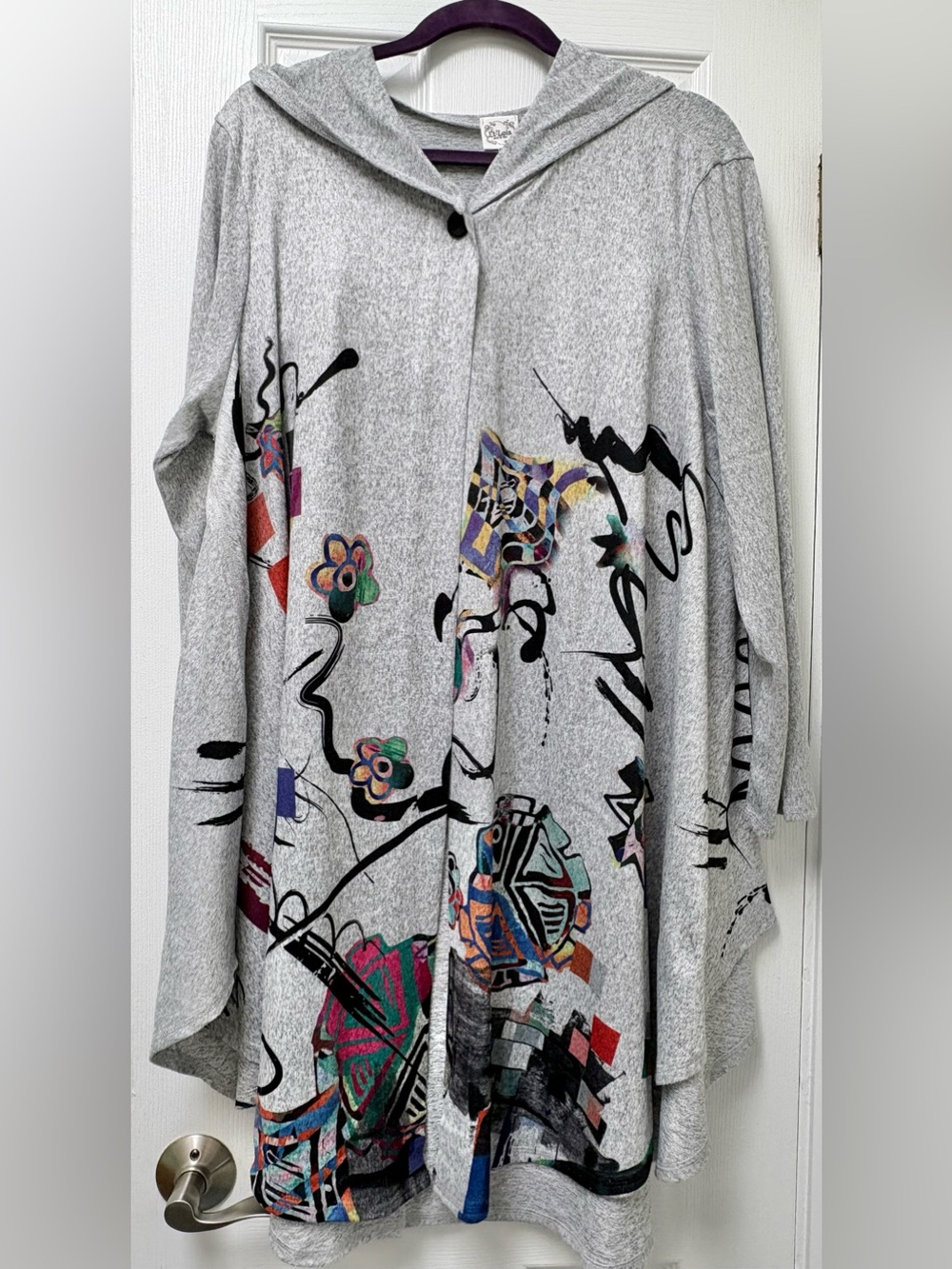Et’Lois Sweater Swing Jacket by Petalura.